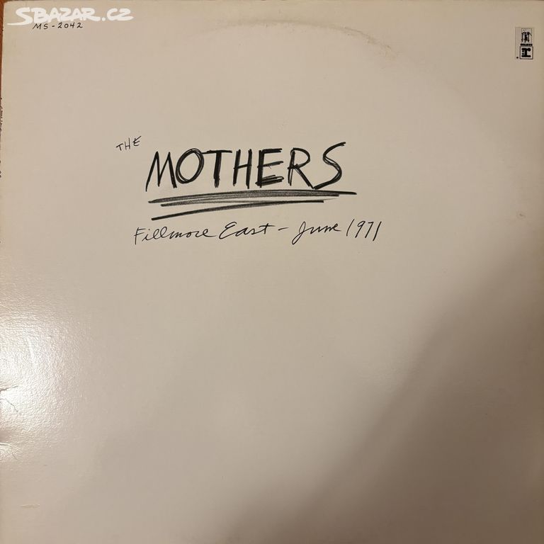 The Mothers  Fillmore East - June 1971. LP
