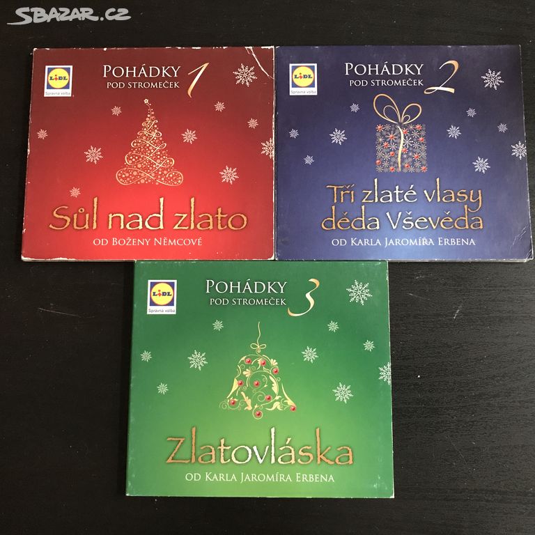 3 CD Pohádky pod stromeček.