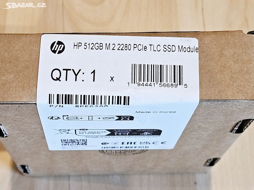 HP 512GB M.2 2280 PCIe TLC SSD Module - nový