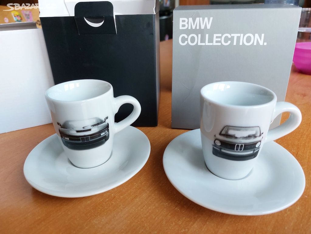 Porcelánové šálky BMW