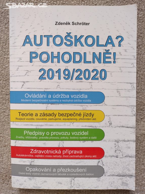 Kniha Autoškola pohodlně 2019-2020 + cd