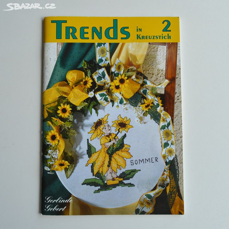 německý časopis Trends - křížkové vyšívání