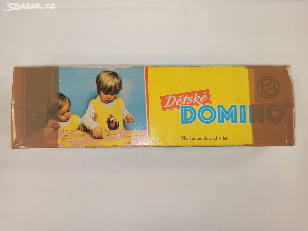 Retro stolní domino - 28 ks