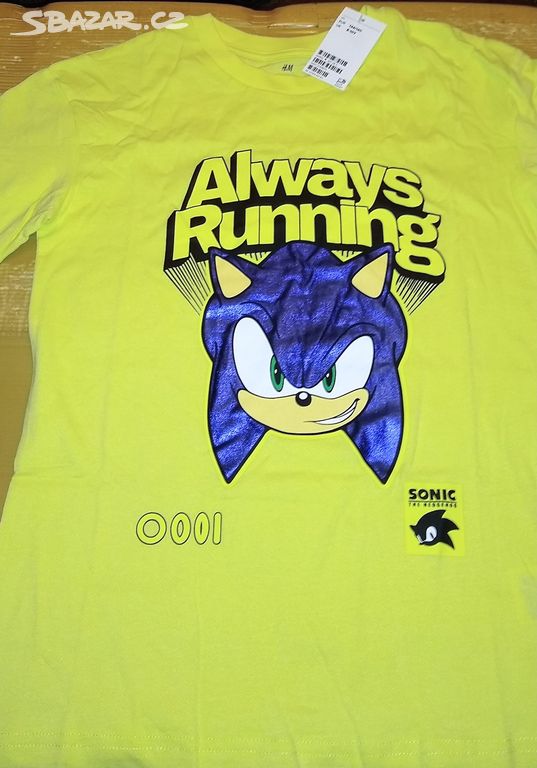 Nové tričko 140 146 Sonic the Hedgehog ježek