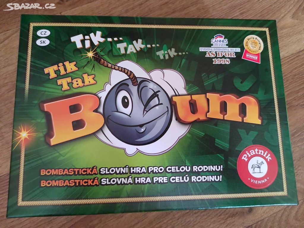 Společenská stolní hra Tik tak bum