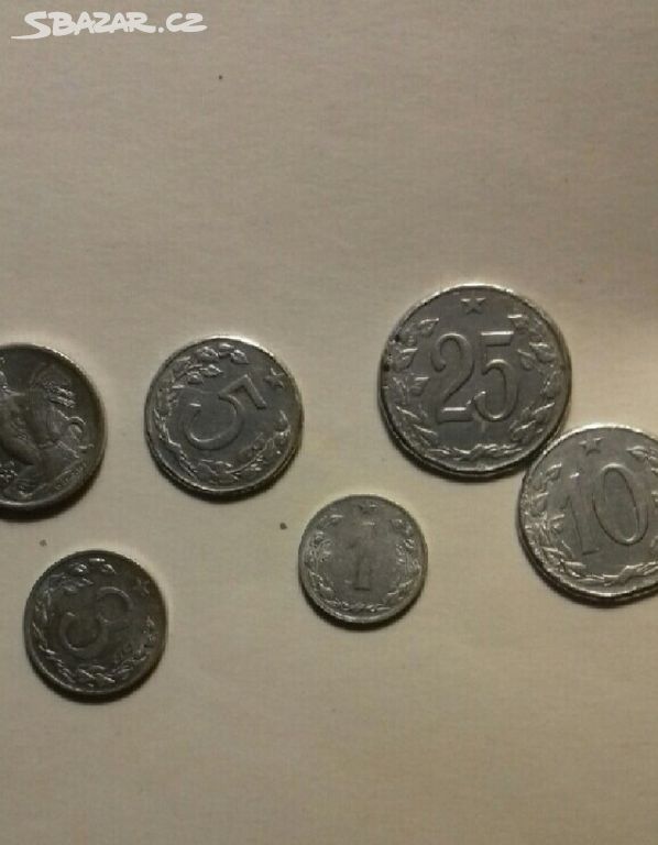 České mince 1952-63