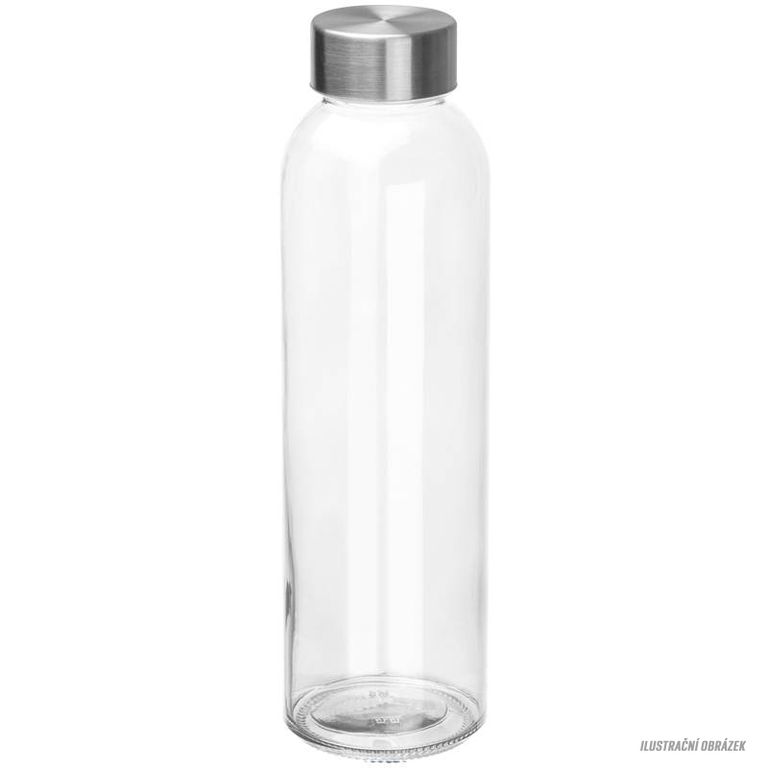 Láhev skleněná 500 ml s uzávěrem