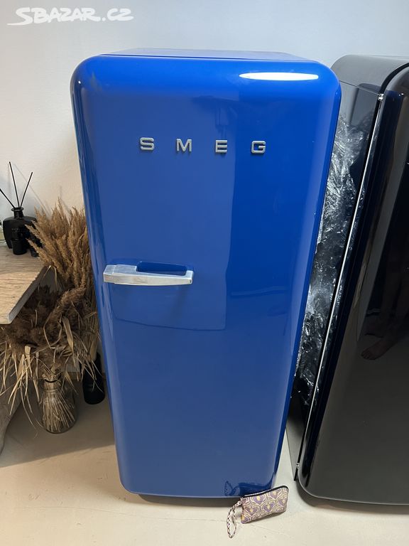 SMEG FAB28 lednice - tmavě modrá - zánovní