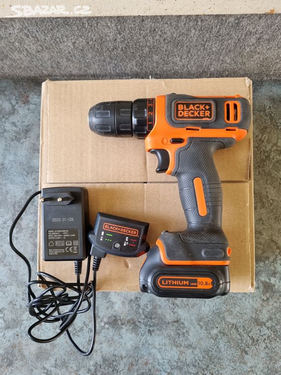 Aku vrtačka Black & Decker BDCDD12KB 10,8V/1,5Ah