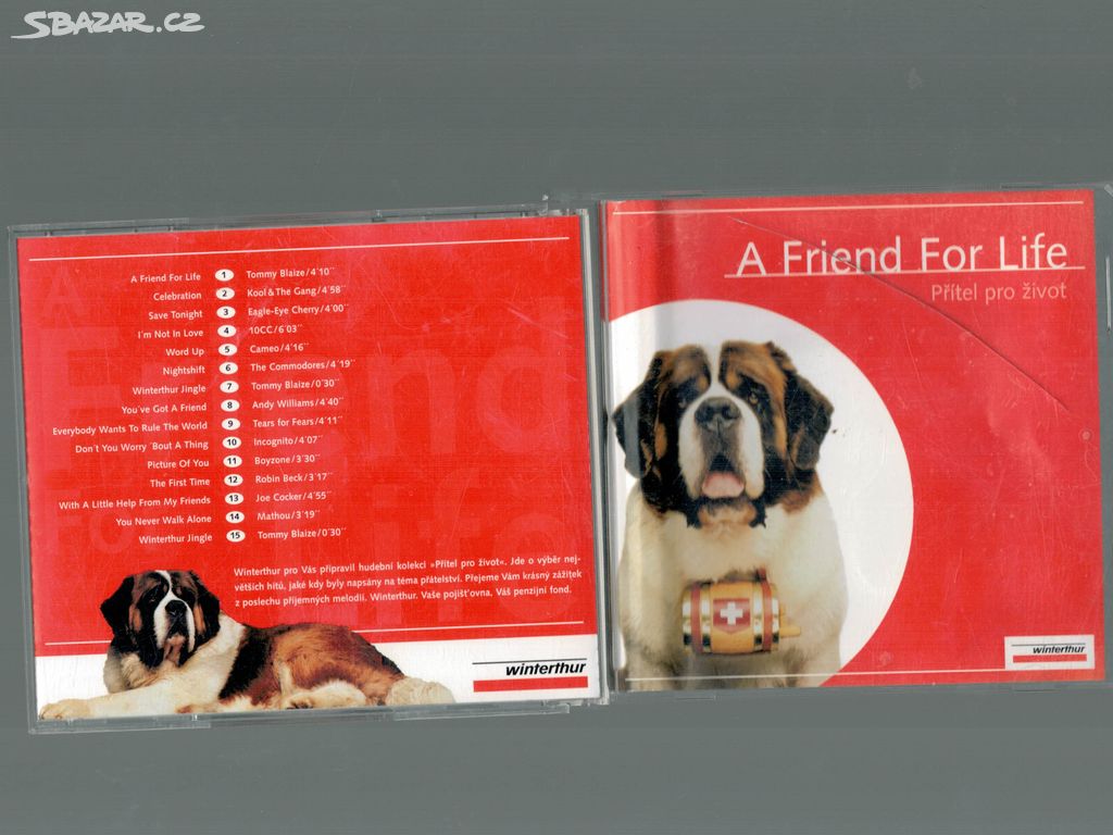CD A FRIEND FOR LIFE - PŘÍTEL PRO ŽIVOT