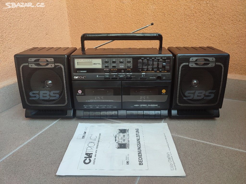 Stereo radio cassette recorder CLATRONIC SRR 169.