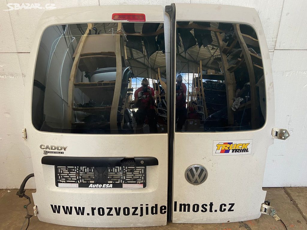 Zadní křídlové dveře VW Caddy III r.v. 2004 - 2014