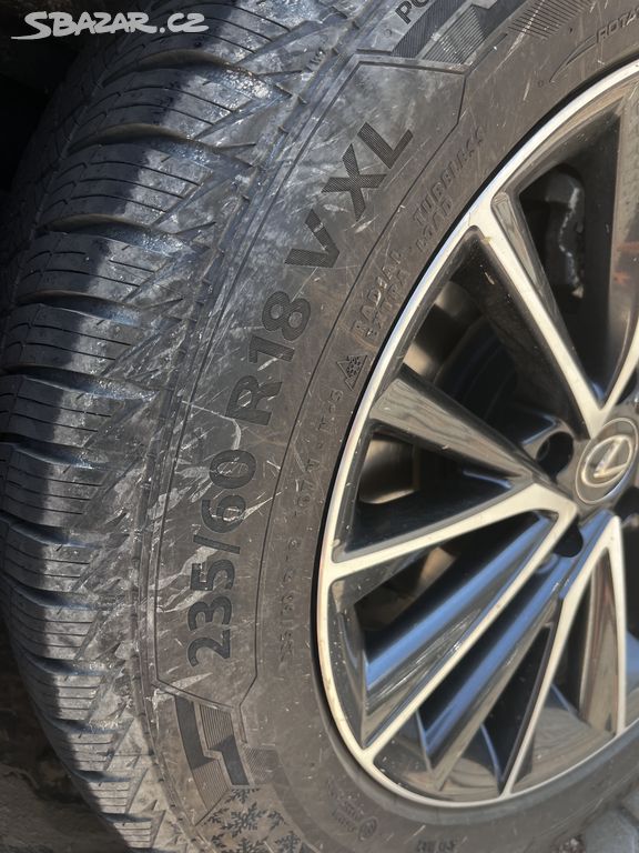 Zánovní zimní pneu Barum 235/60 R18 V XL