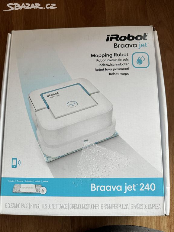 Robotický mop iRobot Braava Jet 240