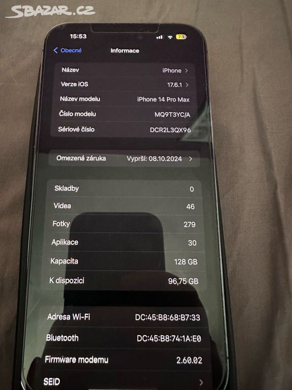 iPhone 14 pro max 128 gb