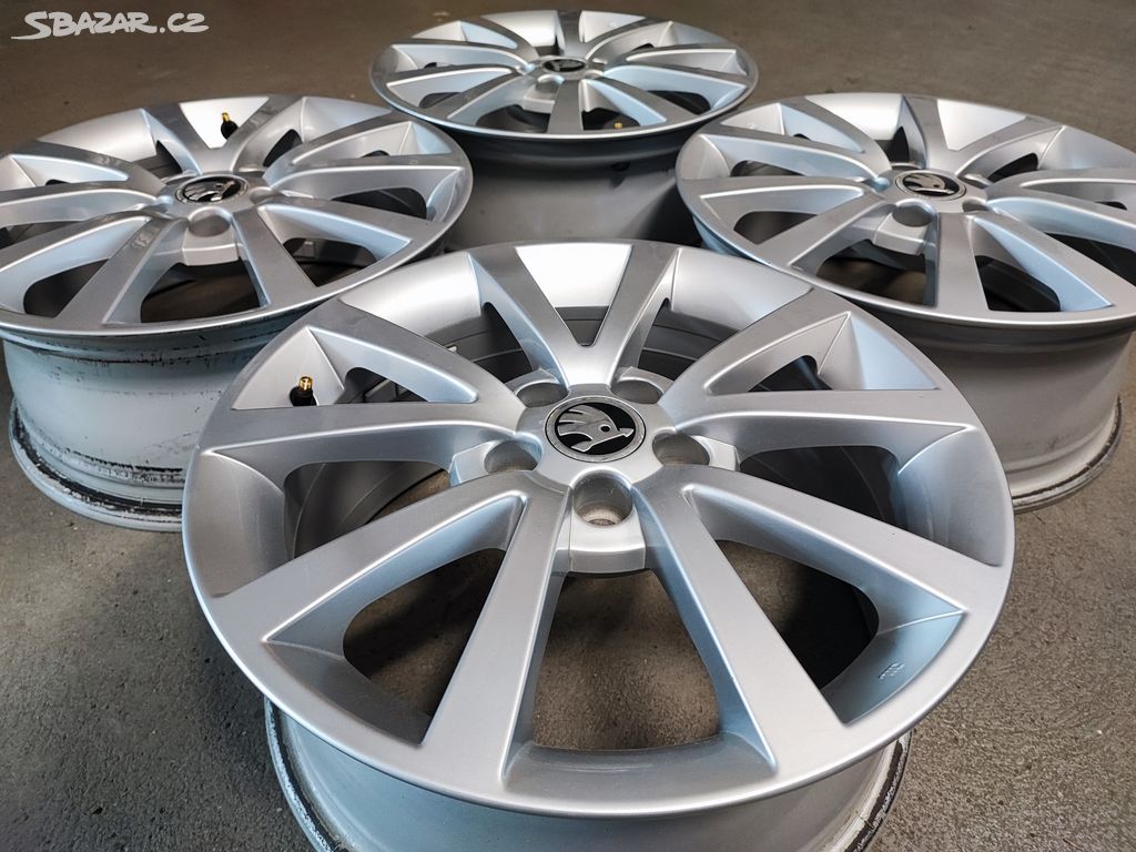 Alu disky 16 R16 R 5x100 ET43 6,5J Škoda Seat VW