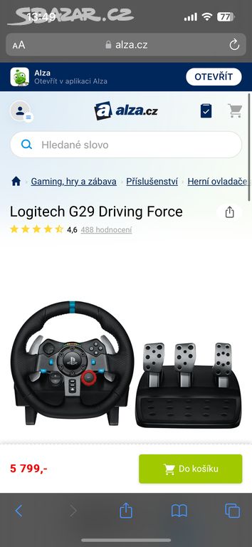 Volant Logitech G29 Driving Force + sedačka