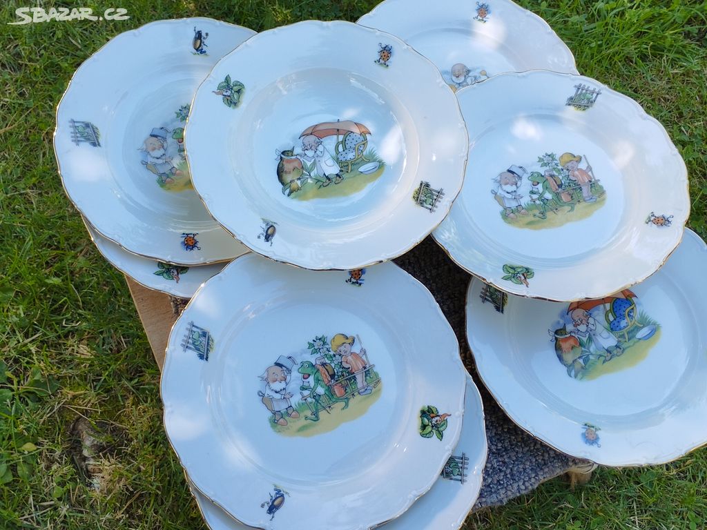 Dětský porcelánový talíř