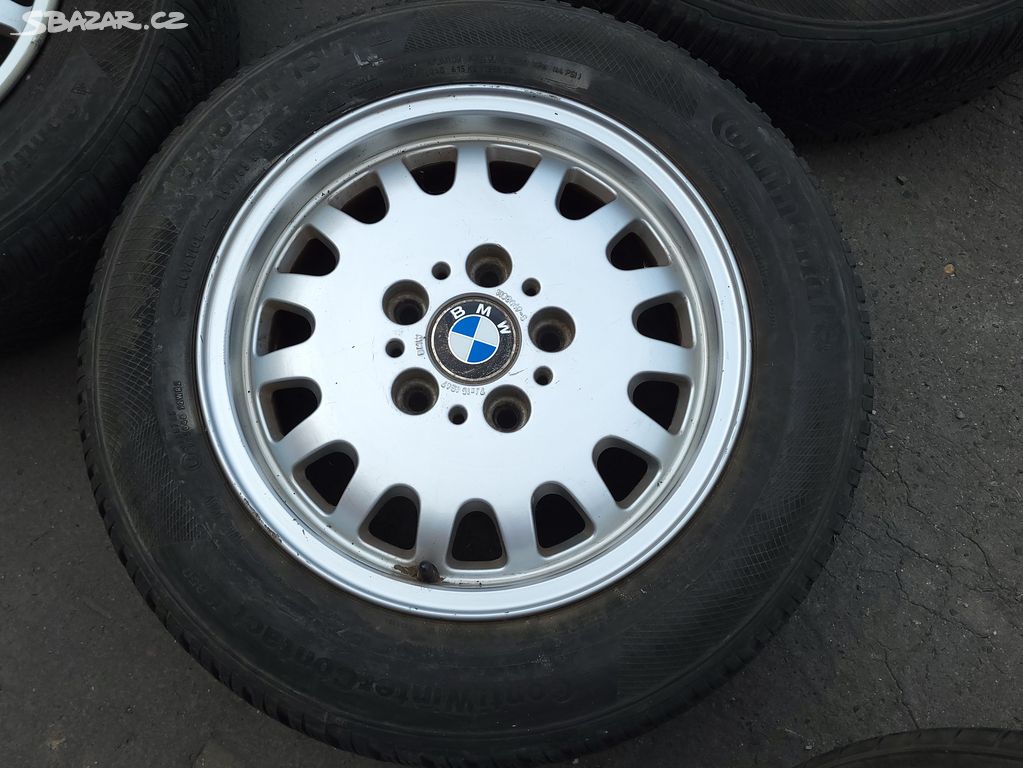 Pěkná orig. zimní ALU kola 15" 5x120 BMW E36, E46