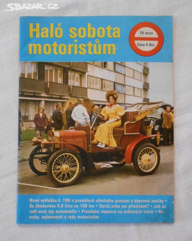 Časopis Haló sobota motoristům