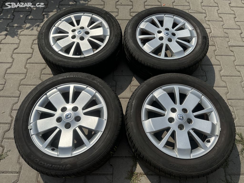 4x al kola 5x108 "16" + pneu letní 205/55 R16