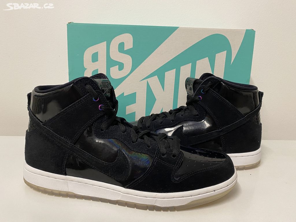 Nike SB Dunk High Black Iridescent vel.44,5/28,5cm