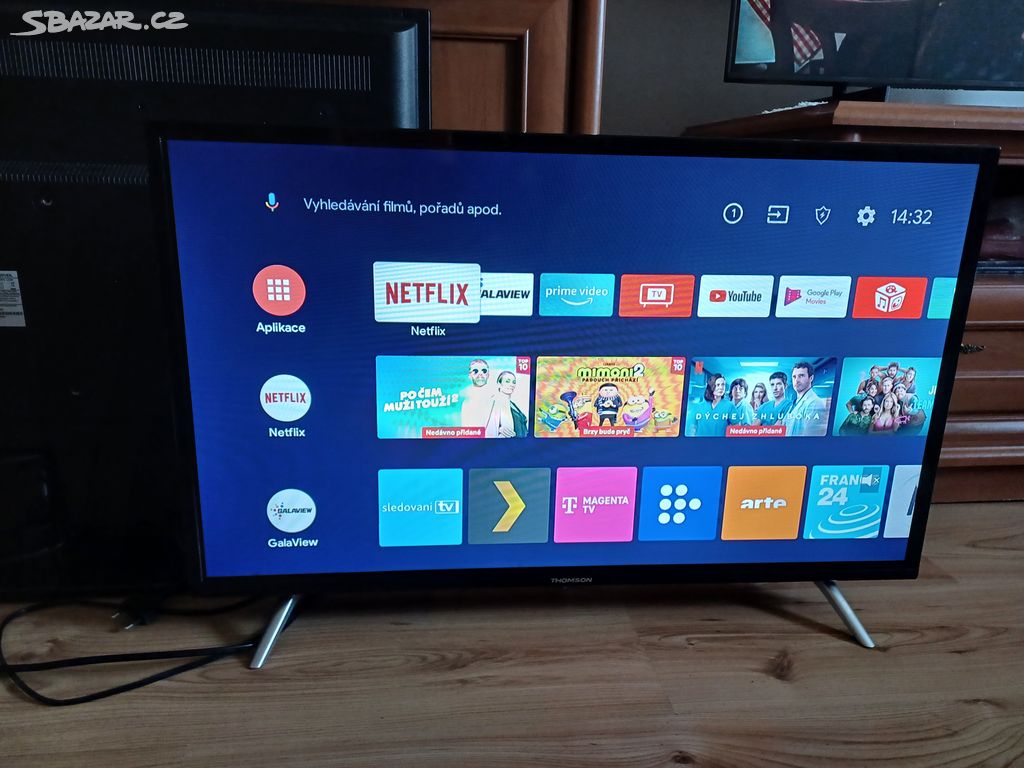 Android Smart TV Thomson 32HE5606-uhlopříčka 81cm