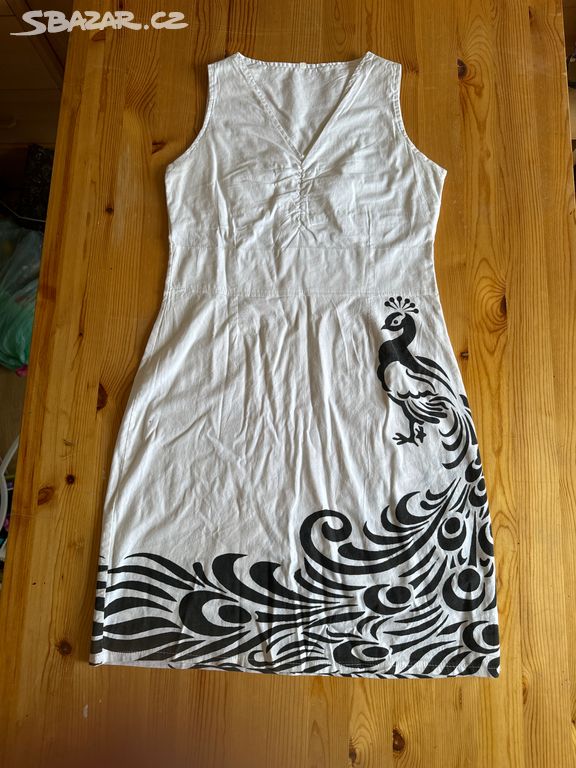 Letní šaty s Pávem velikost M