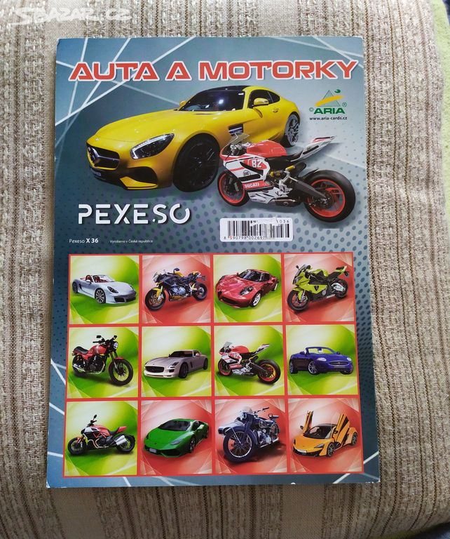 Pexeso - Auta a motorky