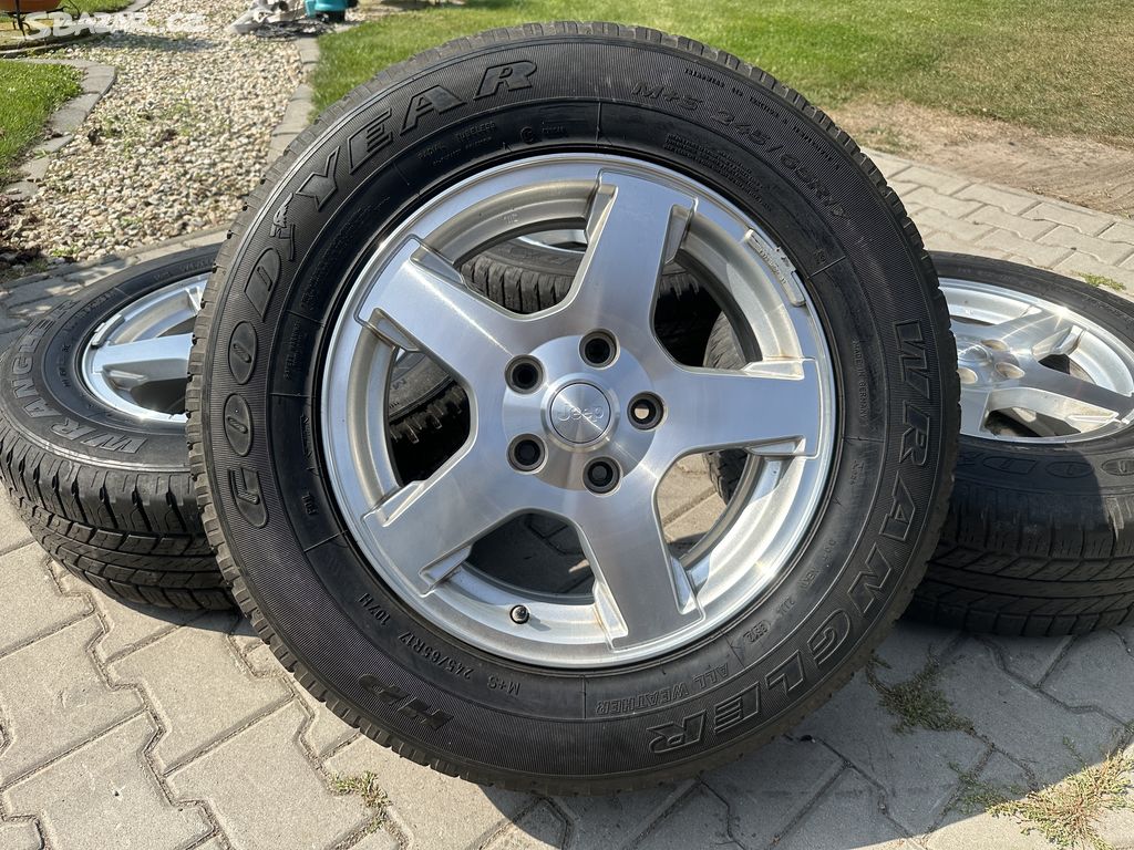 4x al kola 5x127 "17" + pneu celoroční 245/65 R17