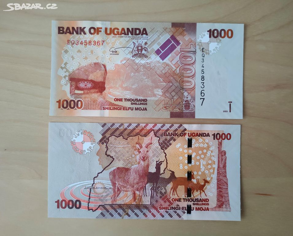 Uganda - 1 000 schilling