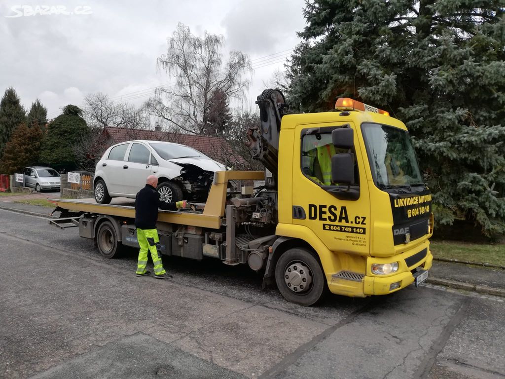 Ekologická likvidace autovraků Pardubický kraj