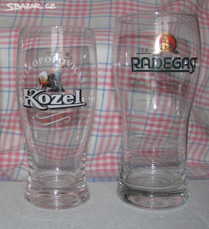 Pivní sklenice Radegast, Kozel