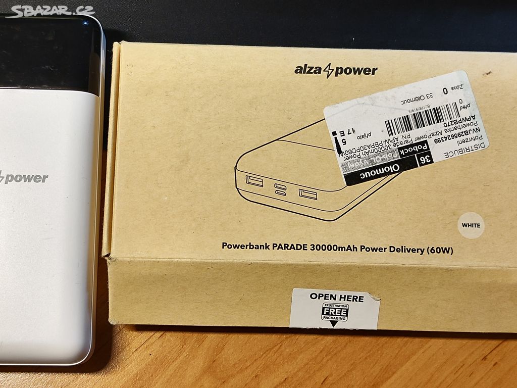 Prodám Alzapower 30000 mAh 60W záruka!!!