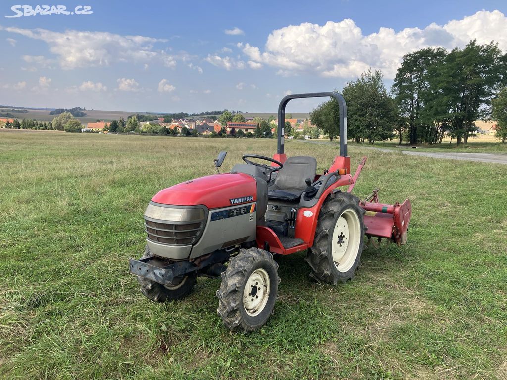 JAPONSKÝ MALOTRAKTOR YANMAR AF18 4X4+ROTAVÁTOR