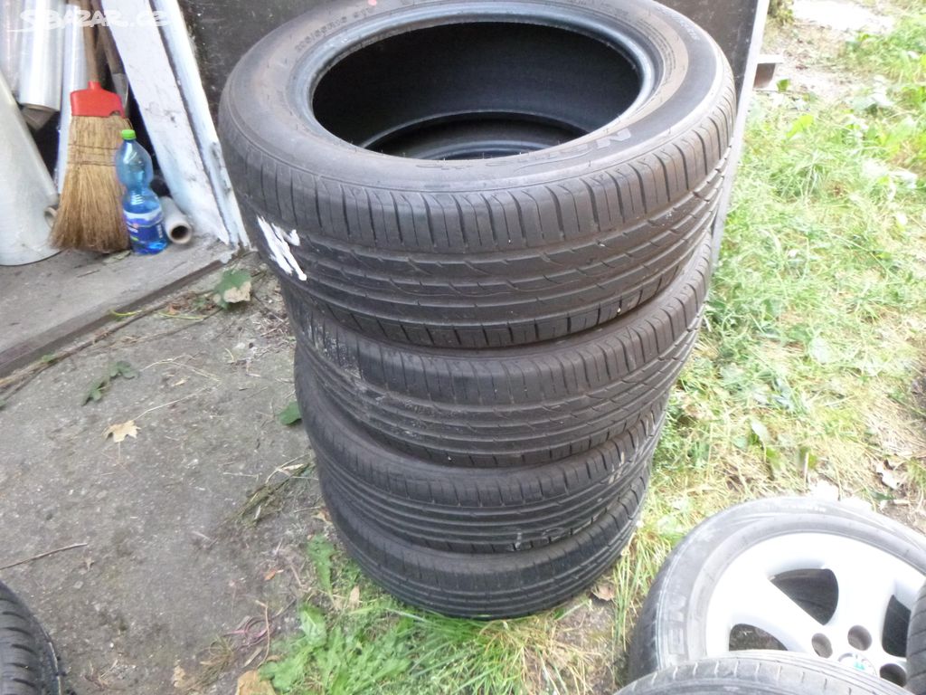 4x letní pneu nexen 205/55 r16 (7,5 mm, 2022)