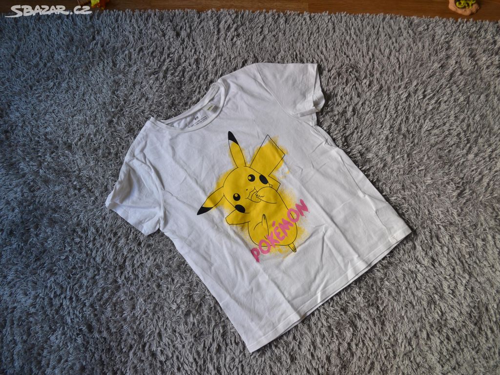 Krásné tričko Pokémon Pikachu H&M vel. 134/140