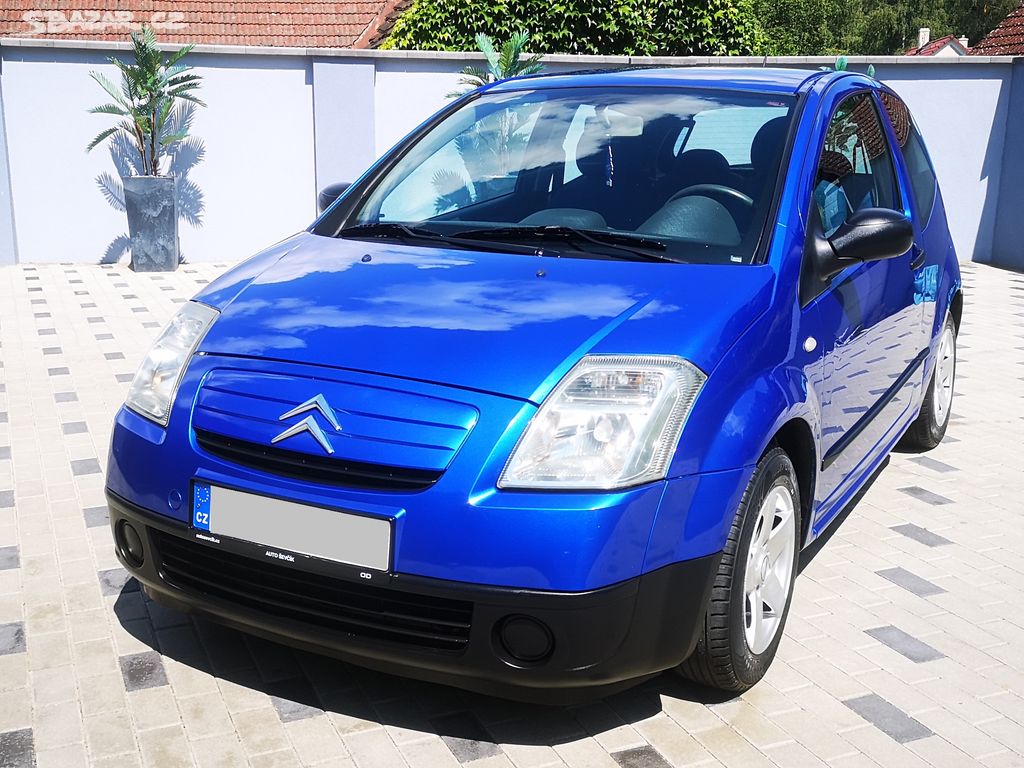 Citroën C2 1,1i - 44kw. JEZDÍ PĚKNĚ - STK 10/2025