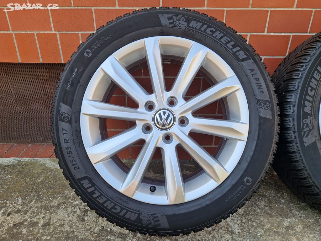 5x112 r17 disky kola volkswagen passat alu 17 215