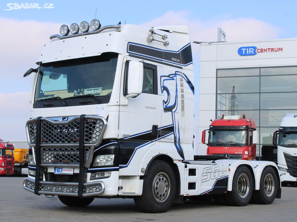 MAN TGX 26.560, 6x4, EURO 6, KOŽENÉ SEDAČKY