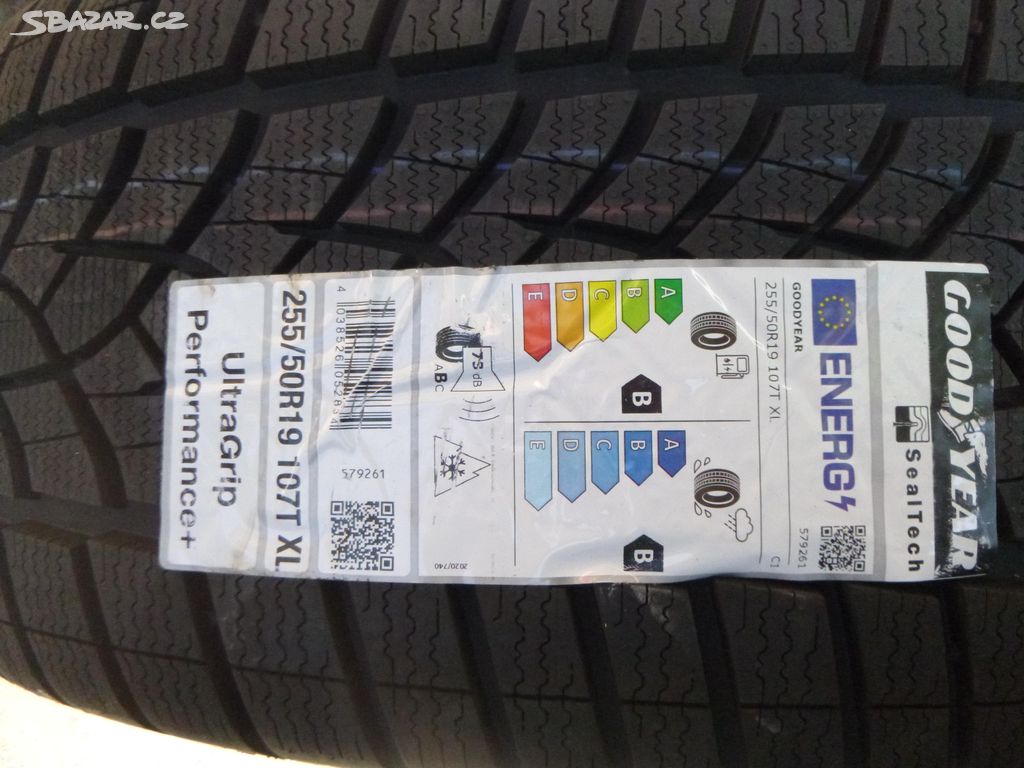 1x 255/50 r19 zimní pneu goodyear (DOT 3223)