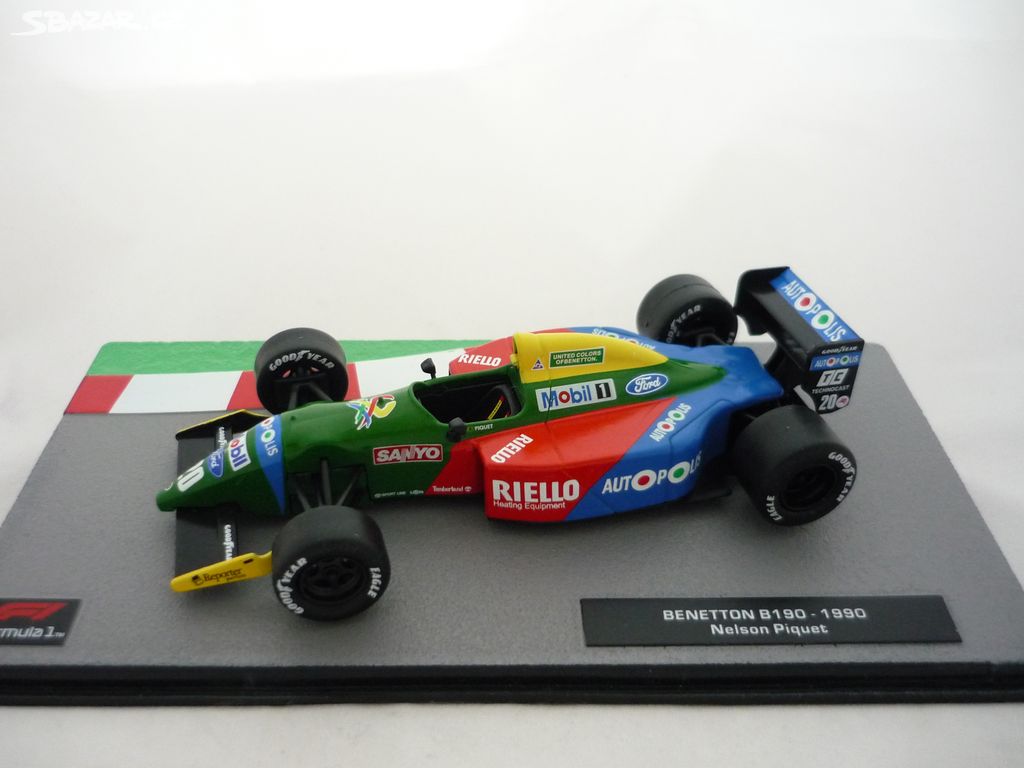 Benetton B190 1990 Piquet Formule F1 Altaya 1/43