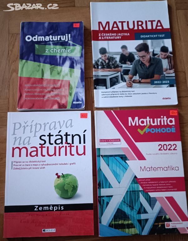 učebnice Odmaturuj z chemie - čj - matematika-