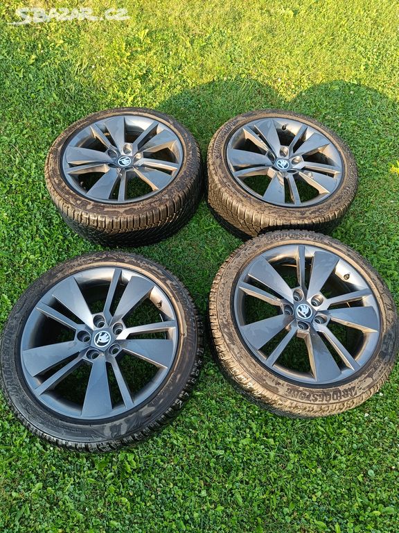 4x ALU zimní kola 235/40 R18 Škoda Superb III