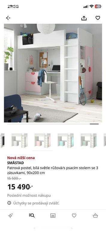 Poschodova postel Ikea