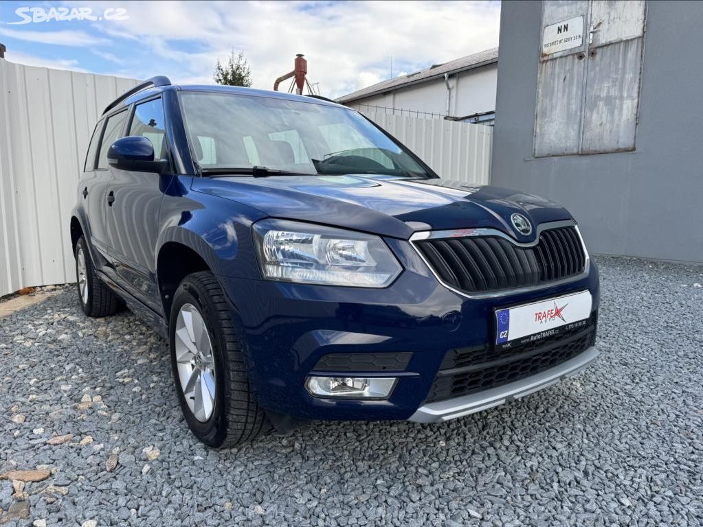 Škoda Yeti, 2,0 TDI,81kW,4x4,1maj.,původČR