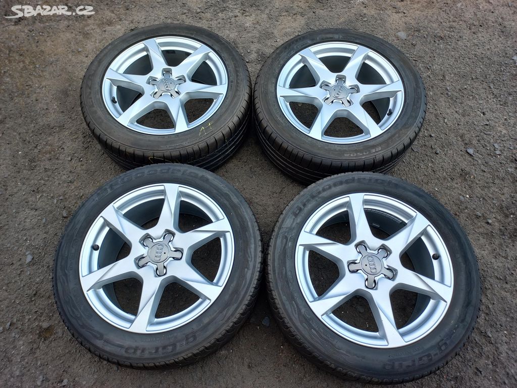 Sada Orig ALU kol Audi 225/50R17 letní