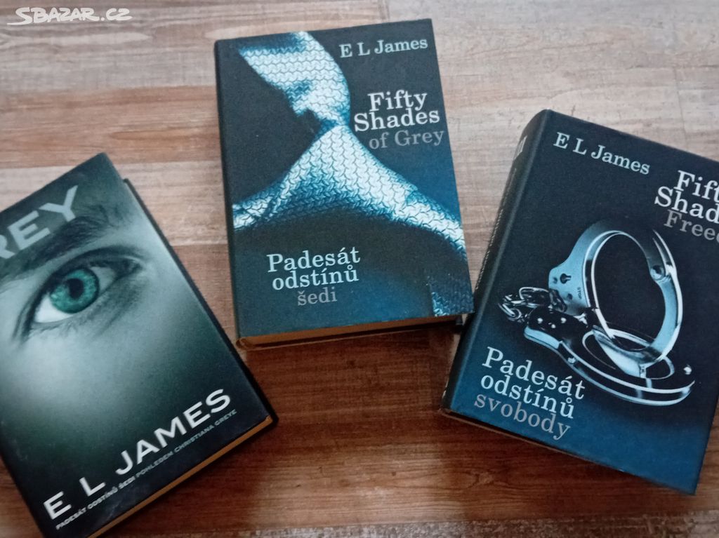 Fifty shades.. Padesát odstínů 3 knihy