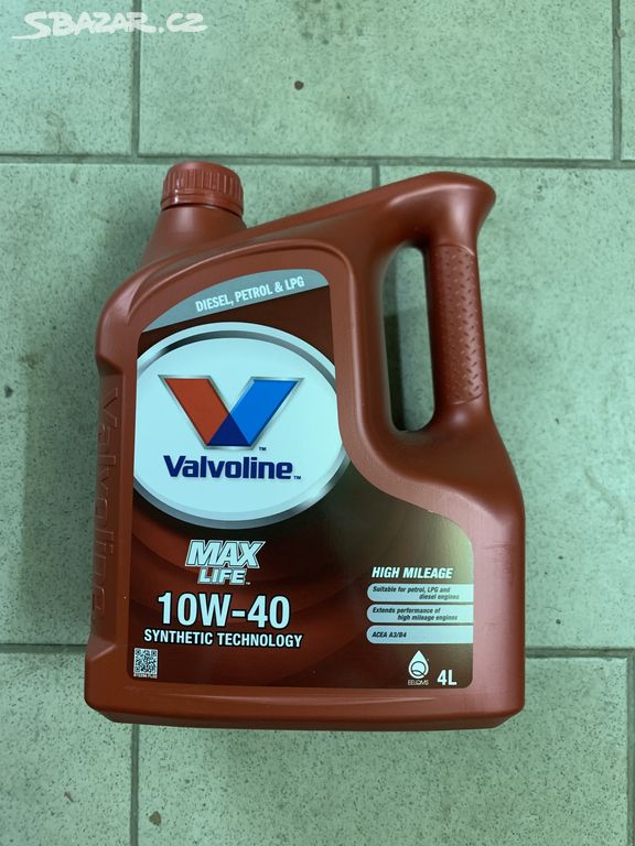 Motorový olej 10W-40 Valvoline MaxLife - 4L