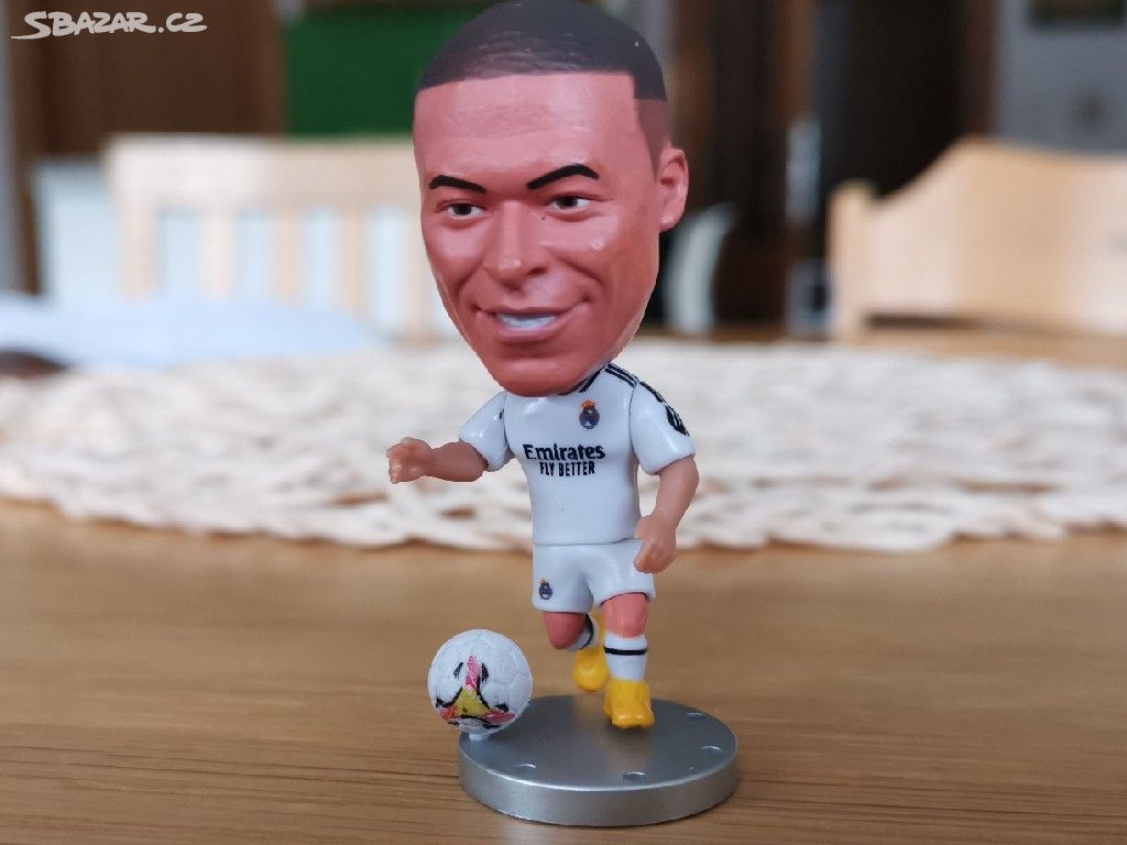 Realistická fotbalová figurka Mbappe Real Madrid